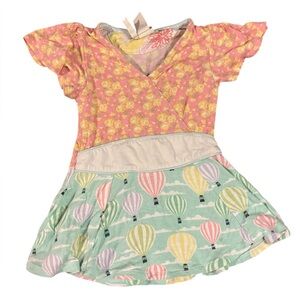Matilda Jane Pink and Green Balloon Dress